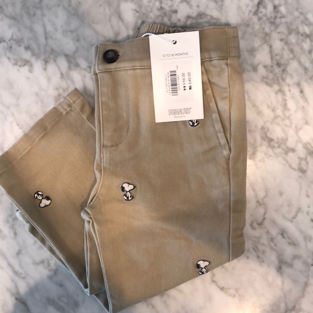 Janie and Jack Snoopy pants